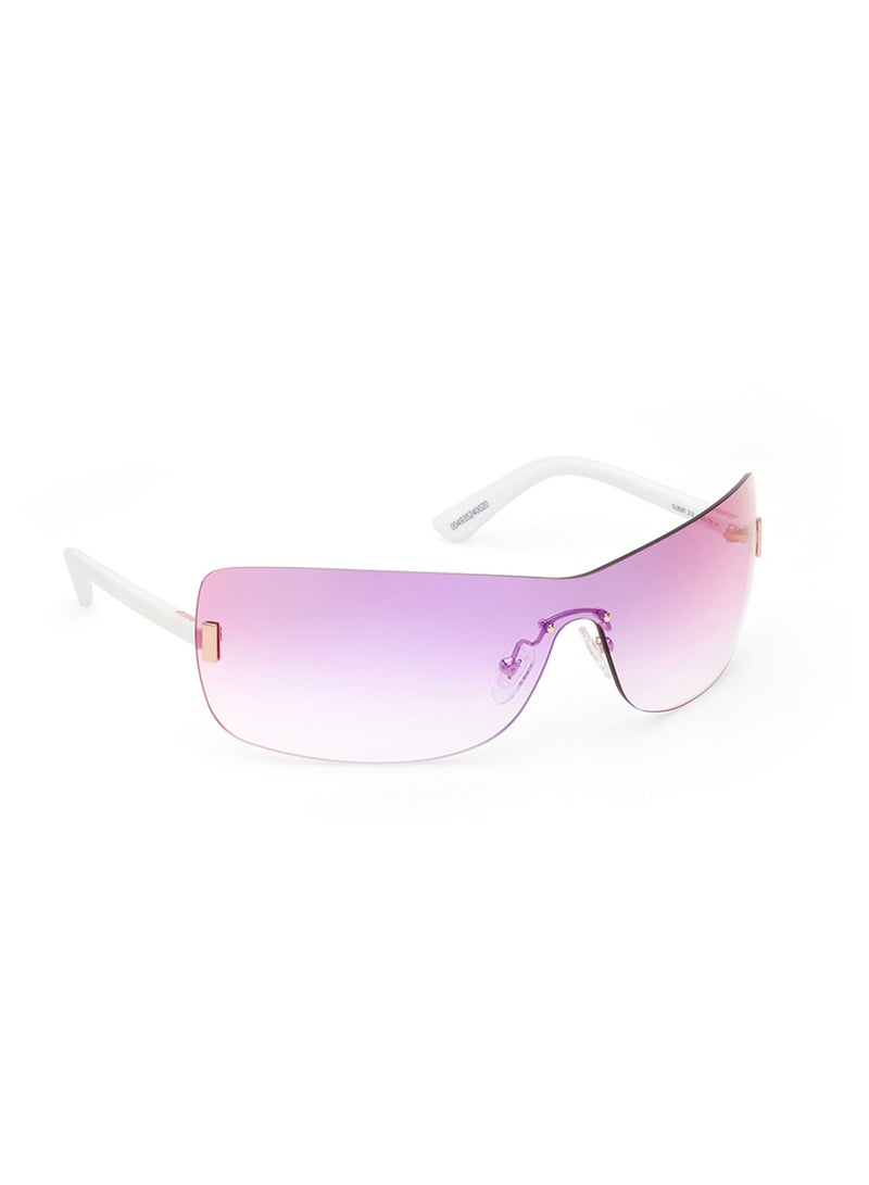 GUESS Women's UV Protection Goggle Shape Sunglasses - GU828721Z00 - Lens Size: 00 Mm - Image 3